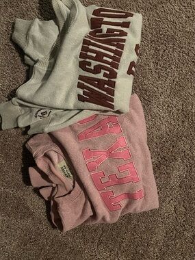 Pink & Cream Graphic Sweatshirts
